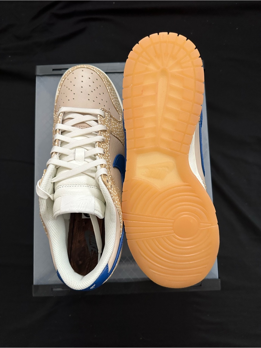 NIKE DUNK LOW MONTREAL BAGEL SESAME Men’s Size 10 BRAND NEW - Picture 2 of 4